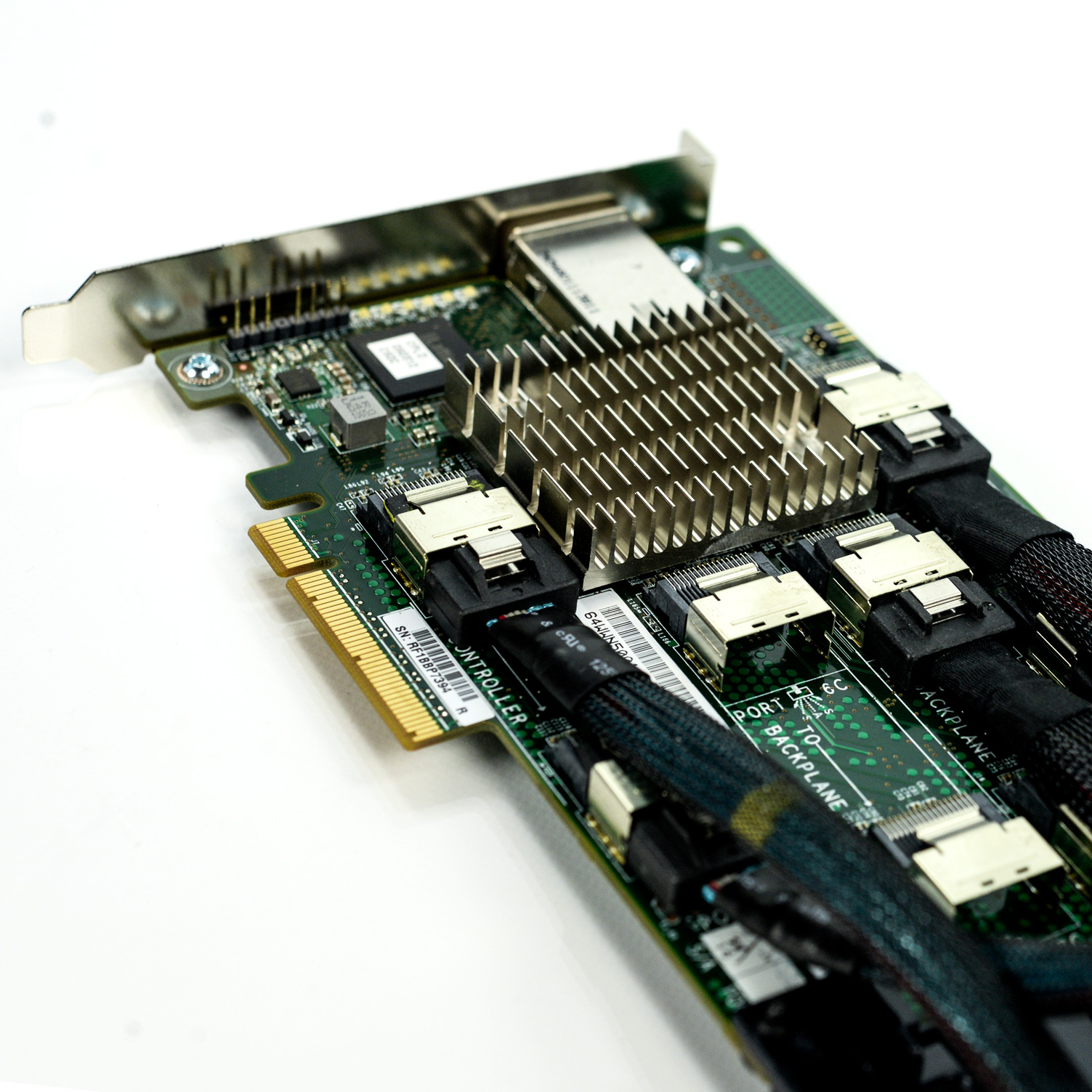 HP 24 Bay 3GB SAS PCIe Expander Card 487738 001 468405 002 W 6 Cables 